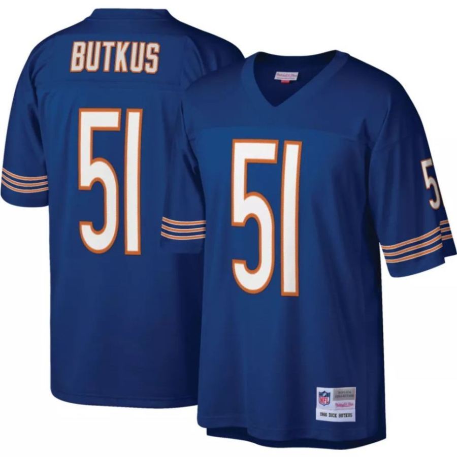 Mitchell & Ness Men's 1966 Game Jersey Chicago Bears Dick Butkus