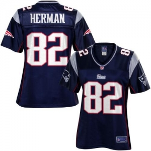 Pro Line Women's New England Patriots Brad Herman Team Color Jer