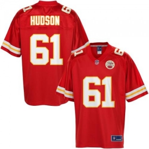 Pro Line Men's Kansas City Chiefs Rodney Hudson Team Color Jerse