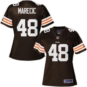 Pro Line Women's Cleveland Browns Owen Marecic Team Color Jersey