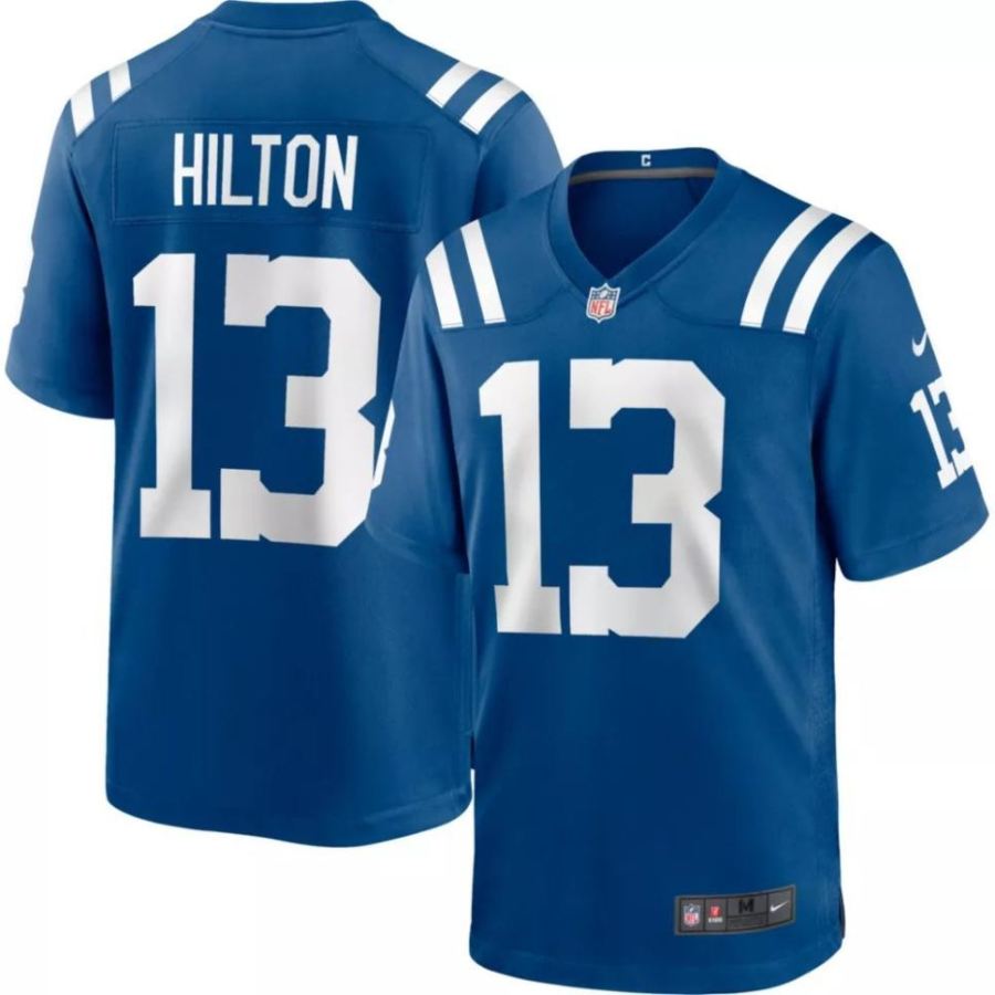 Nike Men's Indianapolis Colts T.Y. Hilton #13 Blue Game Jersey