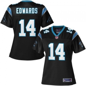 Pro Line Women's Carolina Panthers Armanti Edwards Team Color Je