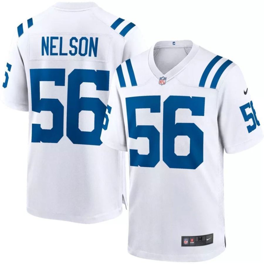 Nike Men's Indianapolis Colts Quenton Nelson #56 White Game Jers