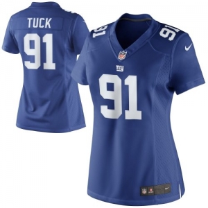 Nike Justin Tuck New York Giants Ladies The Limited Jersey - Ro