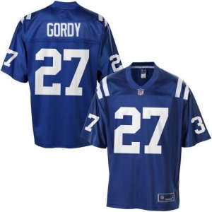 Pro Line Men's Indianapolis Colts Josh Gordy Team Color Jersey