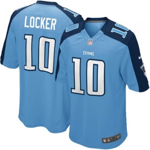 Nike Jake Locker Tennessee Titans Youth Game Jersey - Light Blue