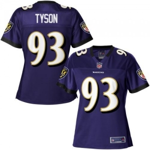 Pro Line Women's Baltimore Ravens DeAngelo Tyson Team Color Jers