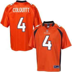 Pro Line Men's Denver Broncos Britton Colquitt Team Color Jersey