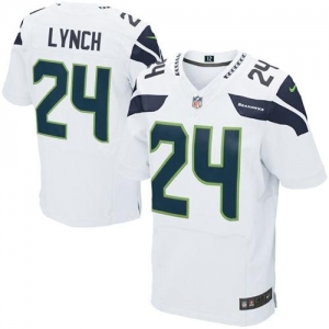 Nike Marshawn Lynch Seattle Seahawks Elite Jersey - White