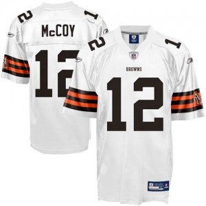 Reebok Colt McCoy Cleveland Browns Replica Jersey - White -