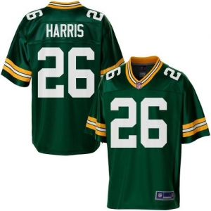 Pro Line Men's Green Bay Packers Dujuan Harris Team Color Jersey