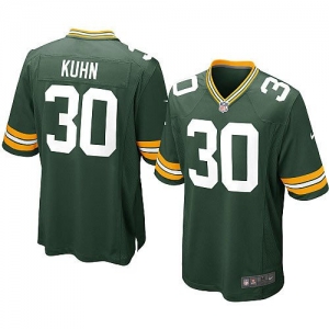 Nike John Kuhn Green Bay Packers Youth Game Jersey - Green