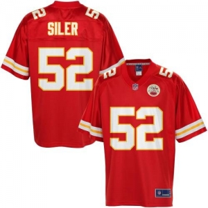 Pro Line Men's Kansas City Chiefs Brandon Siler Team Color Jerse