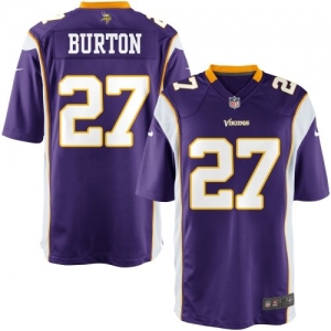 Nike Youth Minnesota Vikings Brandon Burton Team Color Game Jers