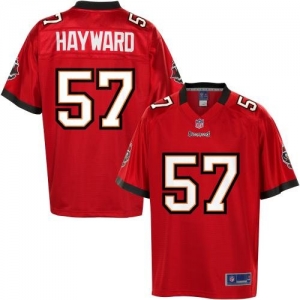 Pro Line Men's Tampa Bay Buccaneers Adam Hayward Team Color Jers