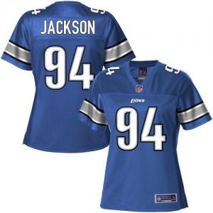 Pro Line Women's Detroit Lions Lawrence Jackson Team Color Jerse