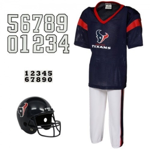 Houston Texans Youth Navy Blue Deluxe Team Uniform Set