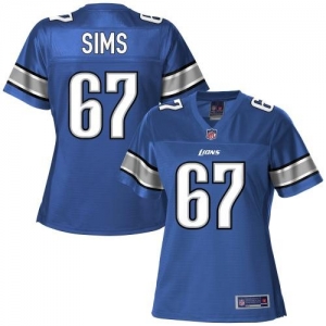 Pro Line Women's Detroit Lions Rob Sims Team Color Jersey