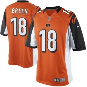 Nike A.J. Green Cincinnati Bengals Limited Jersey - Orange