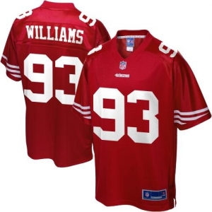 Pro Line Men's San Francisco 49ers Ian Williams Team Color Jerse