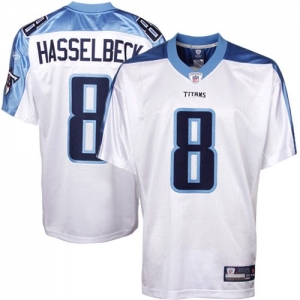 Reebok Matt Hasselbeck Tennessee Titans Authentic Jersey - White