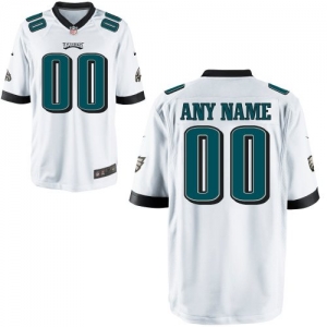 Nike Men's Philadelphia Eagles Customized White Game Jersey