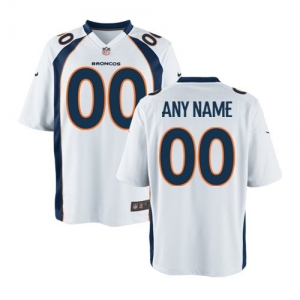 Nike Denver Broncos Youth Custom Game Jersey - White