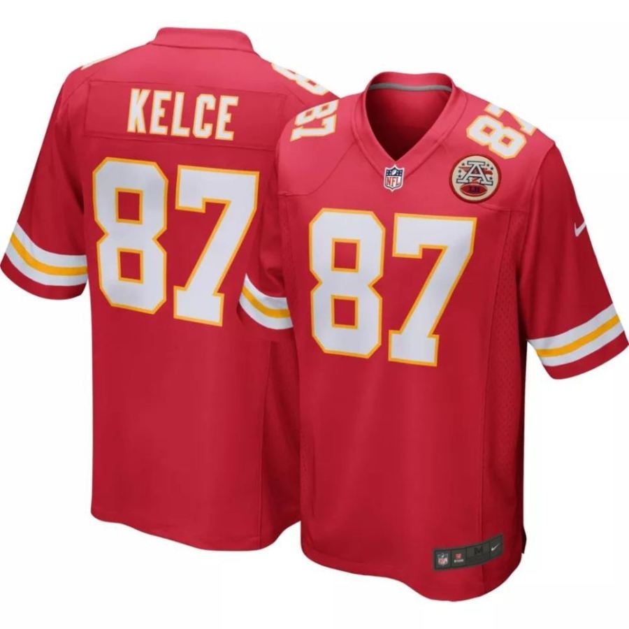 Nike Men's Kansas City Chiefs Travis Kelce #87 Red Game Jersey