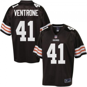 Pro Line Men's Cleveland Browns Ray Ventrone Team Color Jersey