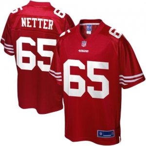 Pro Line Men's San Francisco 49ers Al Netter Team Color Jersey