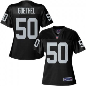 Pro Line Women's Oakland Raiders Travis Goethel Team Color Jerse