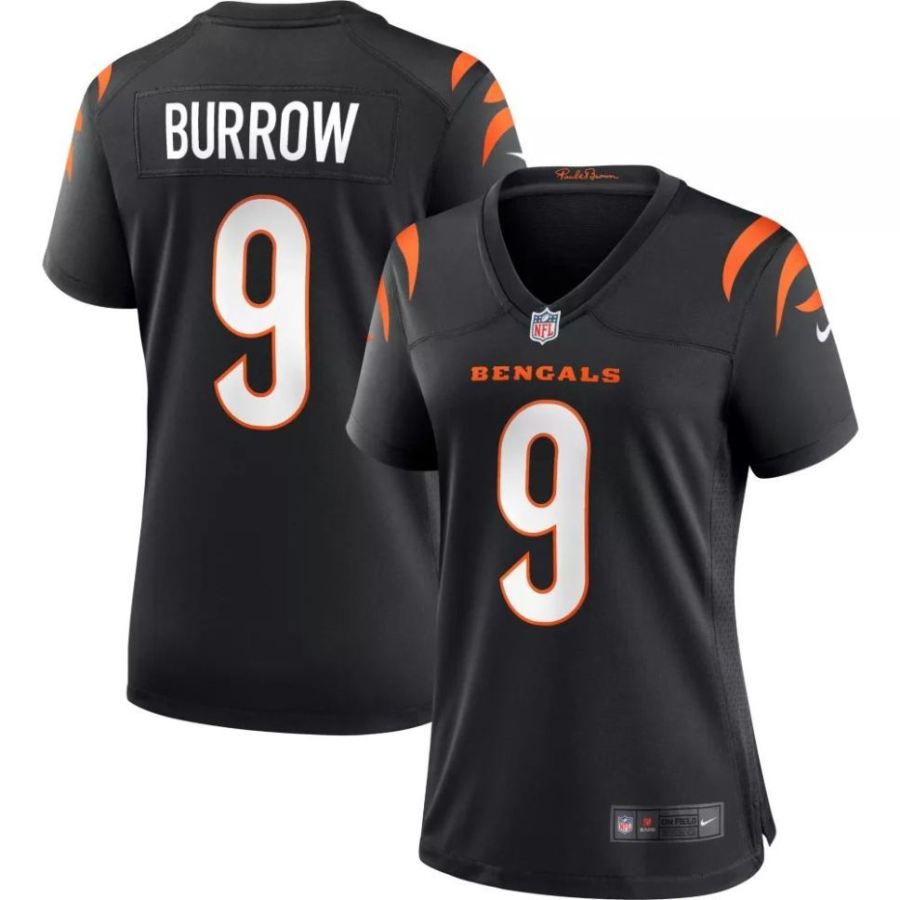 Nike Women's Cincinnati Bengals Joe Burrow #9 Black Game Jersey