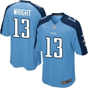 Nike Kendall Wright Tennessee Titans Youth Game Jersey - Light B