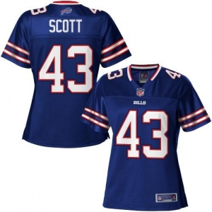 Pro Line Women's Buffalo Bills Bryan Scott Team Color Jersey