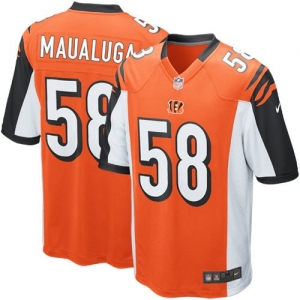 Nike Rey Maualuga Cincinnati Bengals Youth Game Jersey - Orange