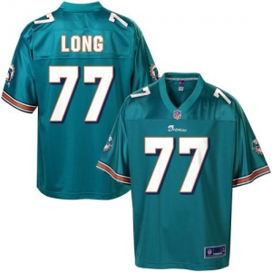 Pro Line Men's Miami Dolphins Jake Long Team Color Jersey