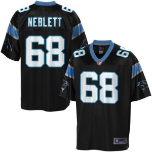 Pro Line Men's Carolina Panthers Andre Neblett Team Color Jersey