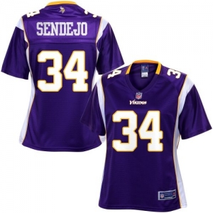 Pro Line Women's Minnesota Vikings Andrew Sendejo Team Color Jer