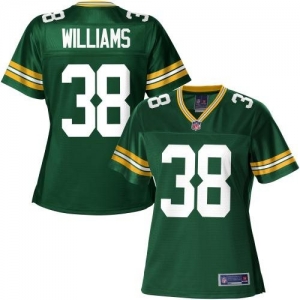 Pro Line Women's Green Bay Packers Tramon Williams Team Color Je