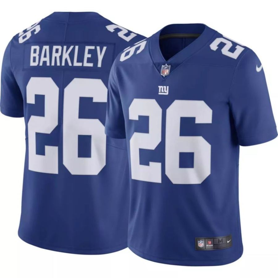 Nike Men's New York Giants Saquon Barkley #26 Royal Limited Jers