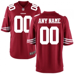 Nike San Francisco 49ers Custom Game Jersey - Red