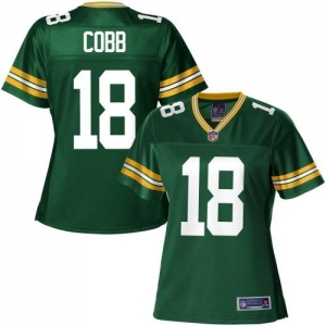 Pro Line Women's Green Bay Packers Randall Cobb Team Color Jerse