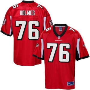 Pro Line Men's Atlanta Falcons Lamar Holmes Team Color Jersey