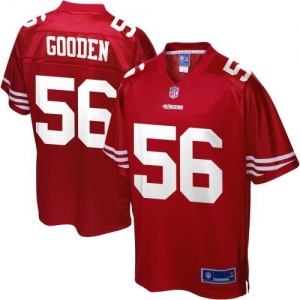 Pro Line Men's San Francisco 49ers Tavares Gooden Team Color Jer