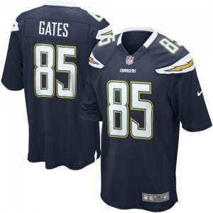 Nike Antonio Gates San Diego Chargers Game Jersey - Navy Blue