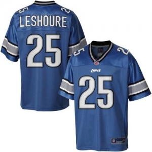 Pro Line Men's Detroit Lions Mikel Leshoure Team Color Jersey