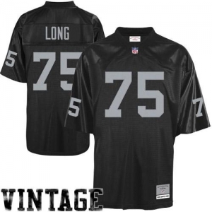 Mitchell & Ness Howie Long Oakland Raiders Replica Jersey - Blac