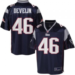 Pro Line Men's New England Patriots James Develin Team Color Jer