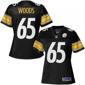 Pro Line Women's Pittsburgh Steelers Al Woods Team Color Jersey