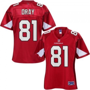 Pro Line Women's Arizona Cardinals Jim Dray Team Color Jersey